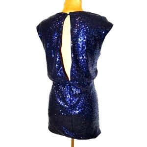 Blue Sequin Dress